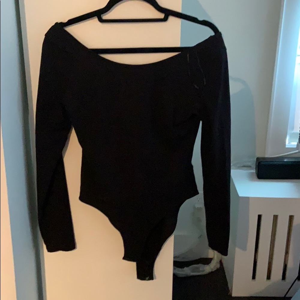 Black H&M long sleeve bodysuit